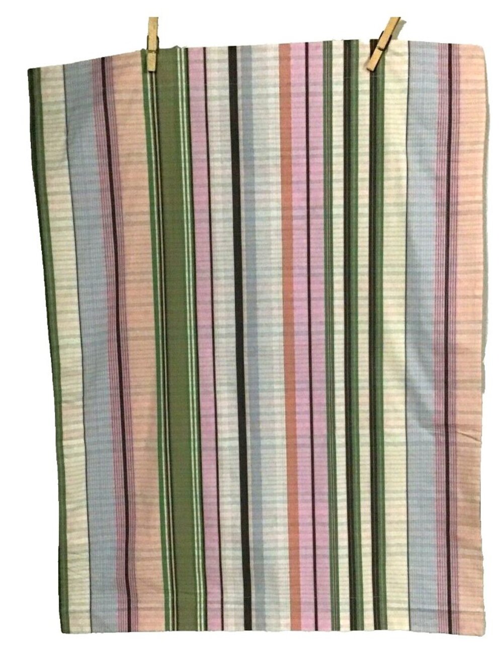 Ralph Lauren Vintage 1990s Multicolor Striped Rectangular 32x24 Pillow Sham